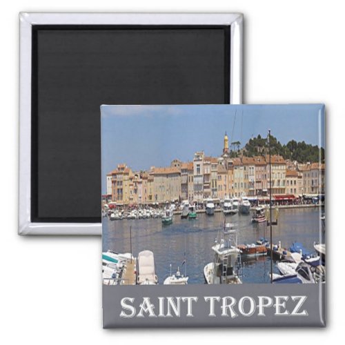zFR079 SAINT TROPEZ French Riviera Fridge Magnet