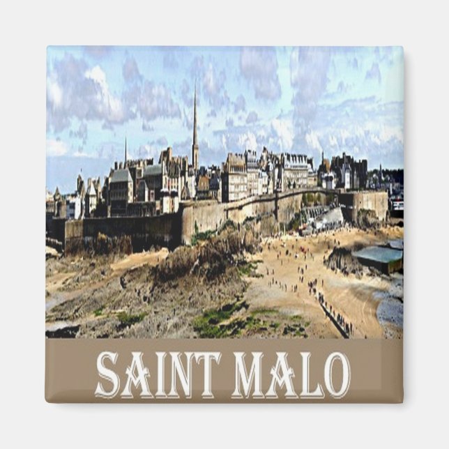 zFR081 SAINT MALO, French Riviera, France, Fridge Magnet (Front)