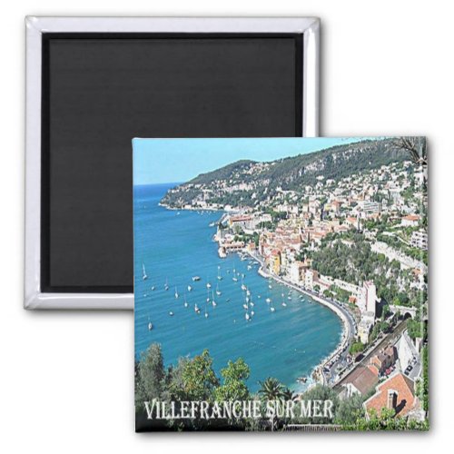 zFR083 VILLEFRANCHE SUR MER French Riviera Fridge Magnet