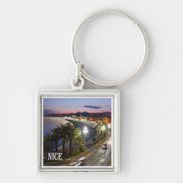 zFR085 NICE NIZZA French Riviera, France, Keychain (Front)