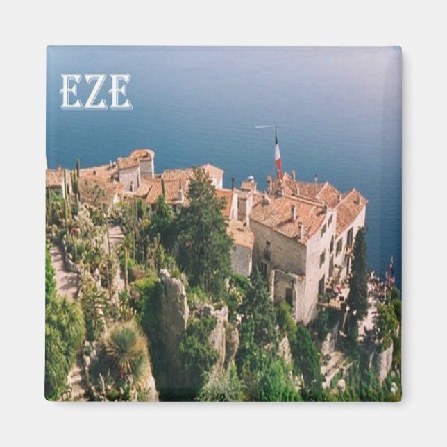 zFR096 EZE EZA, French Riviera, France, Fridge Magnet (Front)