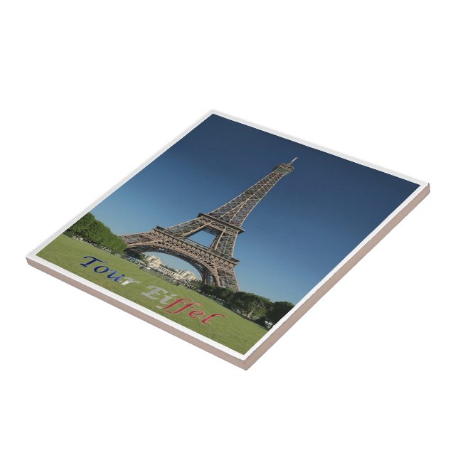 zFR150 EIFFEL TOWER, Paris, France, Ceramic Tile (Side)