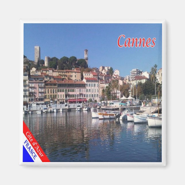 zFR151 CANNES, French Riviera, France, Fridge Magn Magnet (Front)