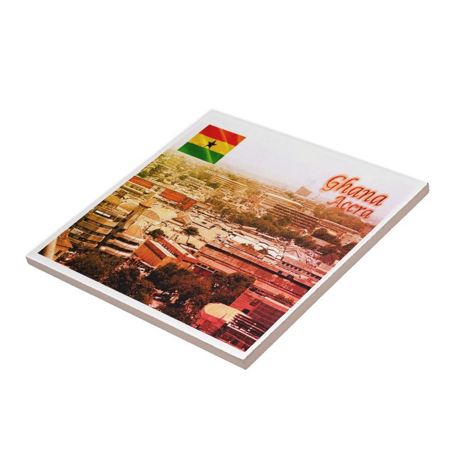 zGH003 ACCRA North, Ghana, Africa, Ceramic Tile (Side)