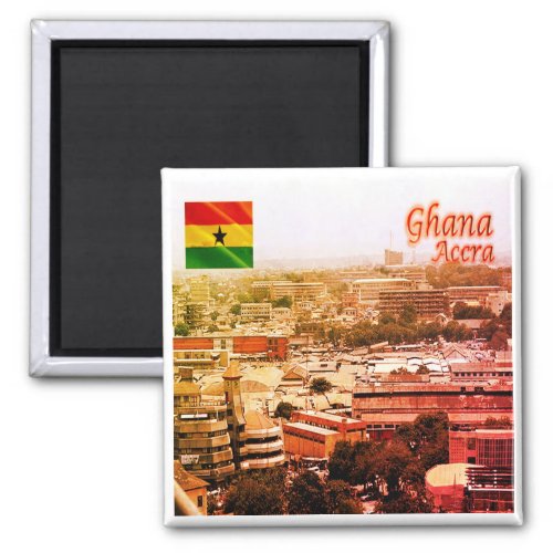 zGH003 ACCRA North Ghana Africa Fridge Magnet