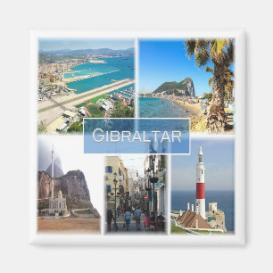 zGI004 GIBRALTAR, Europe, Fridge Magnet