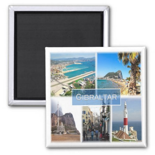 zGI004 GIBRALTAR Europe Fridge Magnet