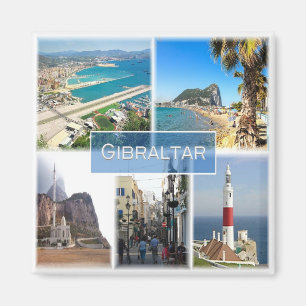 zGI004 GIBRALTAR, Europe, Fridge Magnet