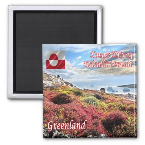 zGL005 SCORESBY SUND Greenland America Fridge Magnet