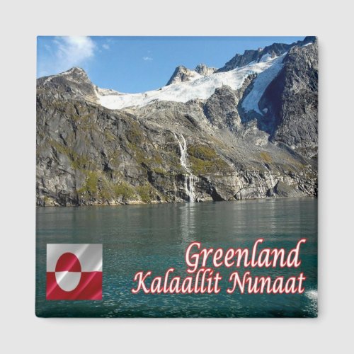 zGL009 KALAALLIT NUNAAT Nuuk Fjord Greenland  Magnet