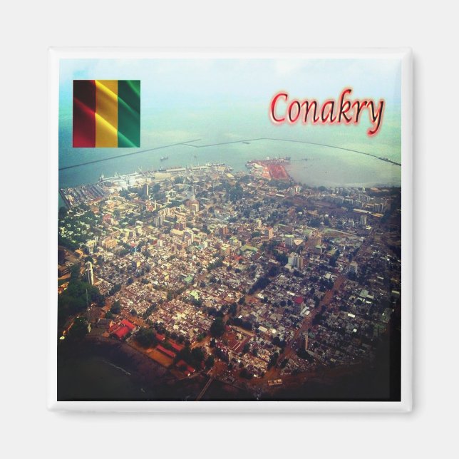 zGN003 CONAKRY, Guinea, Africa, Fridge Magnet (Front)