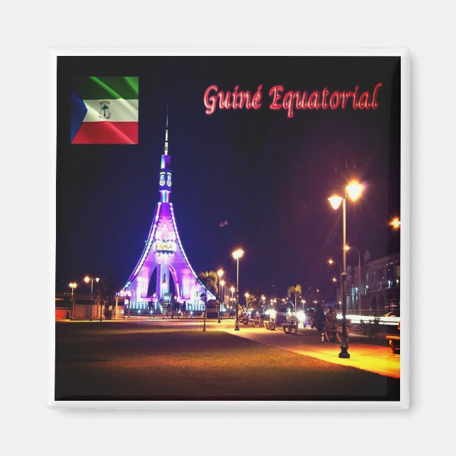 zGQ003 BATA, Africa, Freedom Tower, Fridge Magnet (Front)