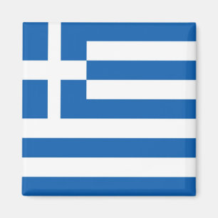 zGR001 Greece, GREEK FLAG, Fridge Magnet