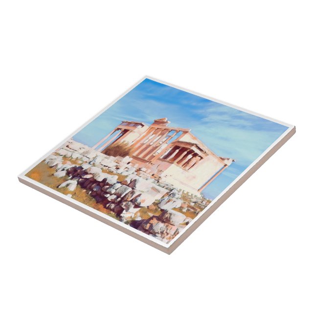 zGR008 ATHENS, Acropolis, Greece, Ceramic Tile (Side)