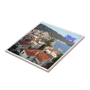 zGR043 PAROS Greece, Ceramic Tile