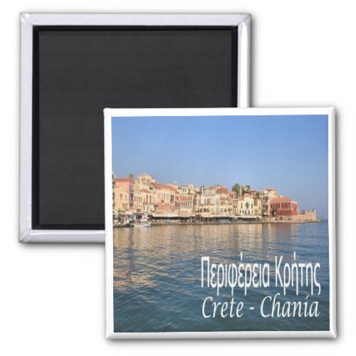 zGR062 CRETE CHANIA Greece Fridge Magnet