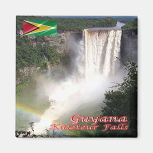 zGY007 GUYANA, Kaieteur Falls, America, Fridge Magnet