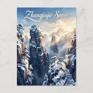 Zhangjiajie National Forest Park China Postcard