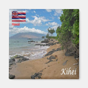 ZHI005 KIHEI, HAWAII, Panorama, Oceania, Fridge Magnet