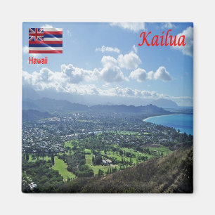 zHI008 KAILUA, HAWAII, Sea View, Oceania, Fridge Magnet