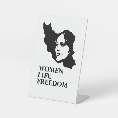 Zhina Mahsa Amini Iran Women Life Freedom    Pedestal Sign