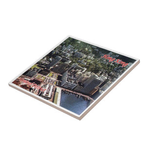 zHK003 HONG KONG Central District, Asia, Ceramic Tile