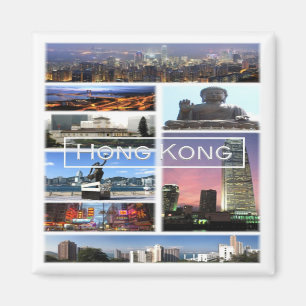 zHK012 HONG KONG, Asia, Fridge Magnet