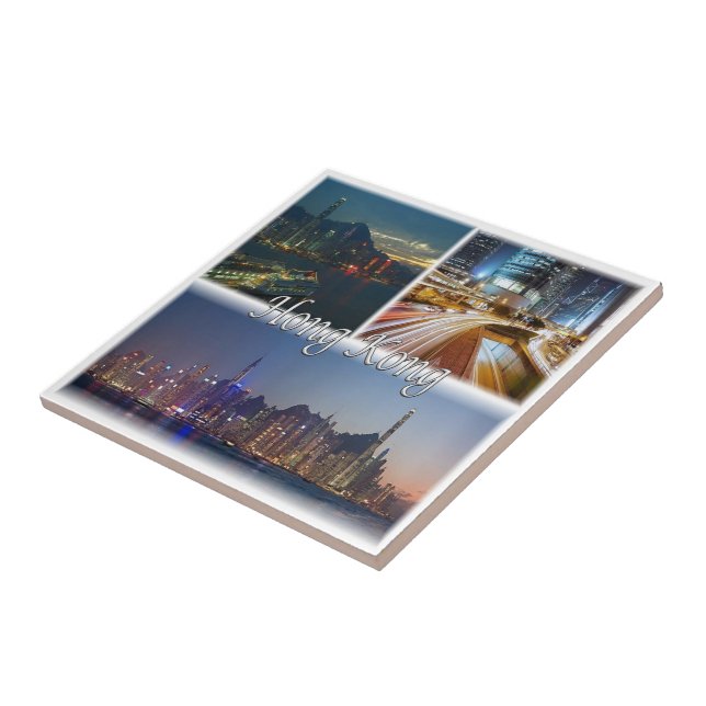 zHK013  HONG KONG, Asia, Ceramic Tile (Side)