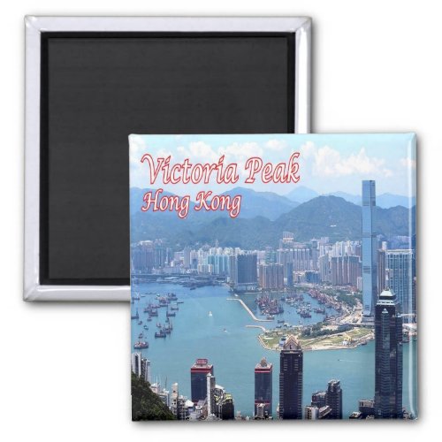 zHK017 VICTORIA PEAK Hong Kong Asia Fridge  Magnet