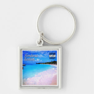 zHN008 ROATAN Bay Islands, Honduras, Keychain