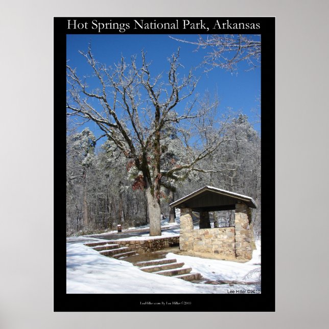 zHot Springs National Park, Ice Snow Hut Poster (Front)