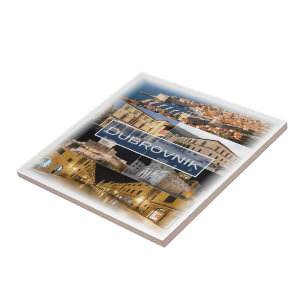 zHR003 DUBROVNIK, Croatia, Ceramic Tile