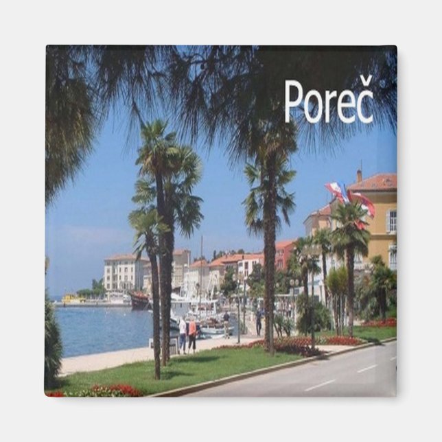 zHR009 POREC, Croatia, Fridge Magnet (Front)