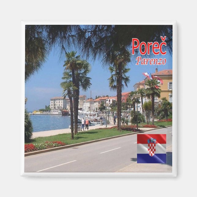 zHR010 POREC, Croatia, Fridge Magnet (Front)