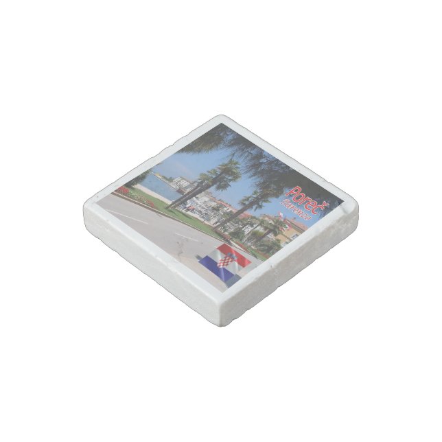 zHR010 POREC, Croatia, Stone Magnet (Angled)
