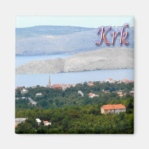 zHR011 OTOK, KRK, Croatia, Fridge Magnet