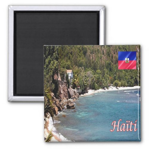 zHT008 HAITI Cormier Plage America Fridge Magnet