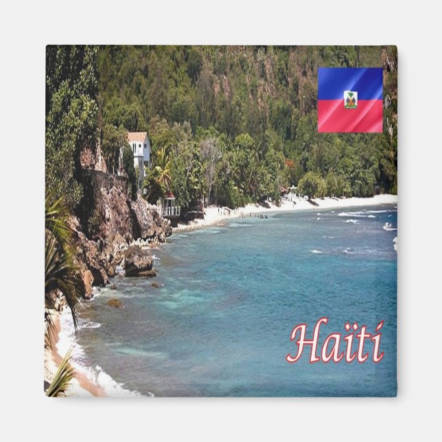 zHT008 HAITI, Cormier Plage, America, Fridge Magnet (Front)
