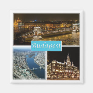 zHU003 BUDAPEST Hungary, Fridge Magnet