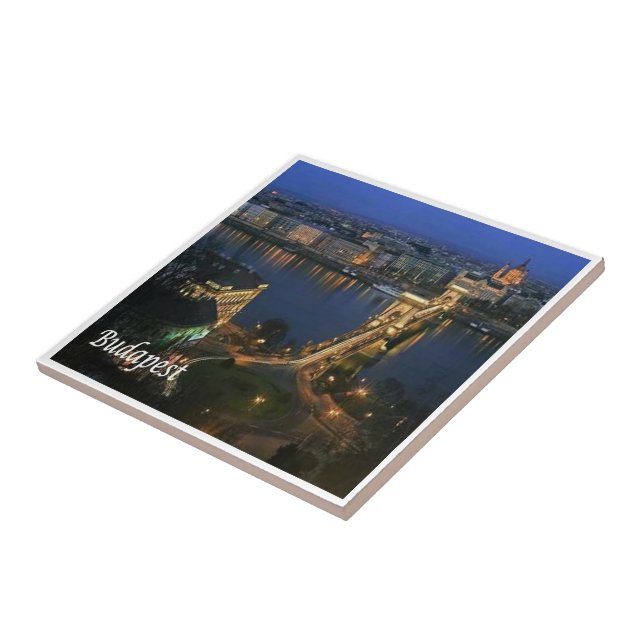 zHU008 BUDAPEST, Hungary, Budapest, Ceramic Tile (Side)