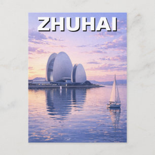 Zhuhai China Travel Postcard