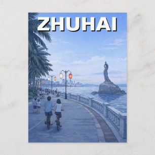 Zhuhai China Travel Postcard