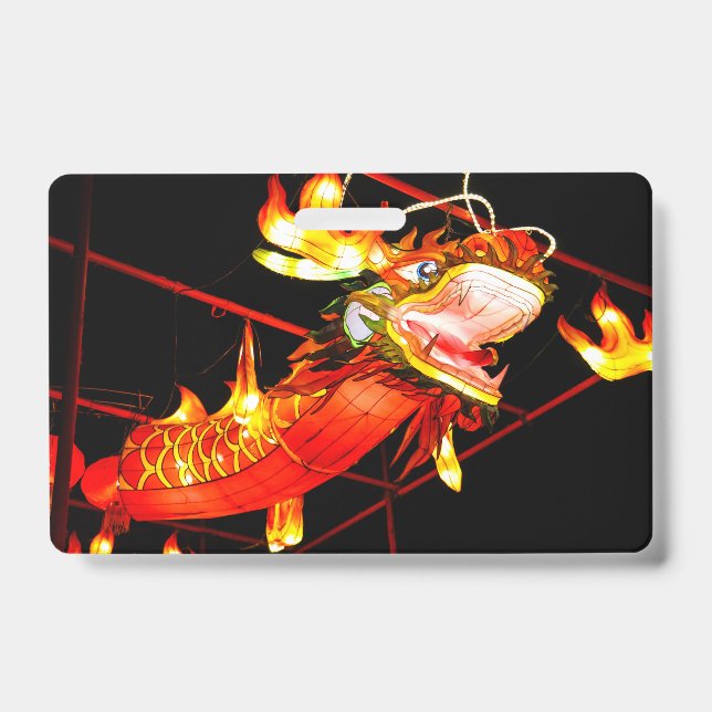 Zhulong Fire Dragon  Badge (Front)