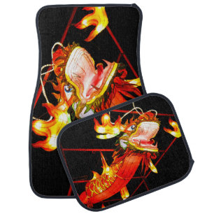 Zhulong Fire Dragon  Car Floor Mat