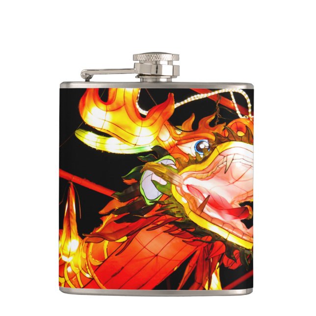 Zhulong Fire Dragon  Flask (Front)