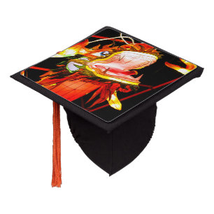 Zhulong Fire Dragon  Graduation Cap Topper
