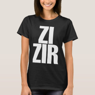 Zi Zir Big Obvious Nonbinary Pronouns T-Shirt