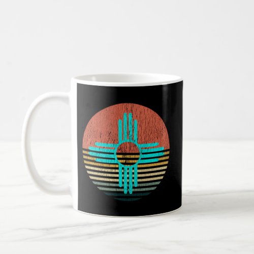 Zia For New Mexico Turquoise Zia Coffee Mug