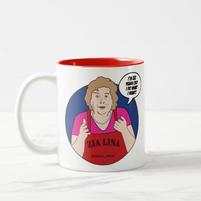 Zia Lina "I do what I want" Mug (Left)