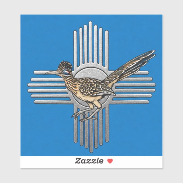 Zia Road Runner  Sticker (Sheet)